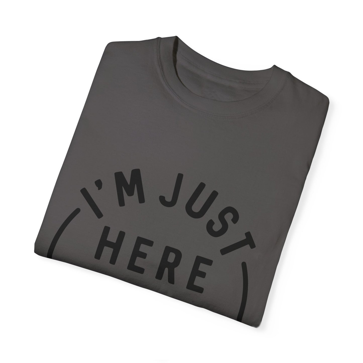 Unisex Snack Lover T-Shirt – "I'm Just Here for the Snacks"