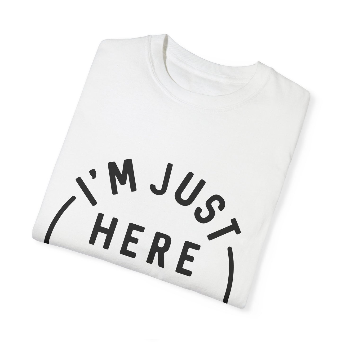 Unisex Snack Lover T-Shirt – "I'm Just Here for the Snacks"