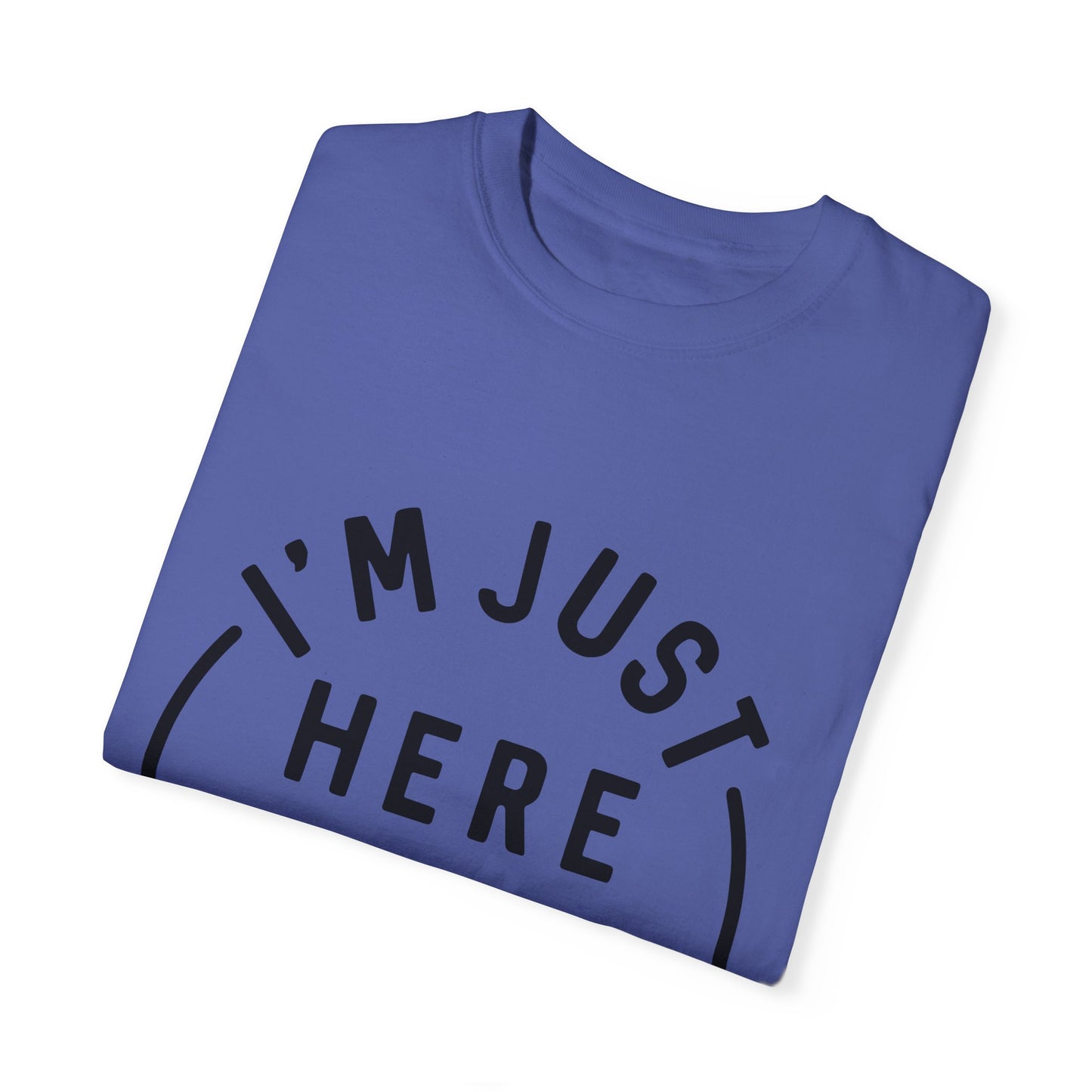 Unisex Snack Lover T-Shirt – "I'm Just Here for the Snacks"
