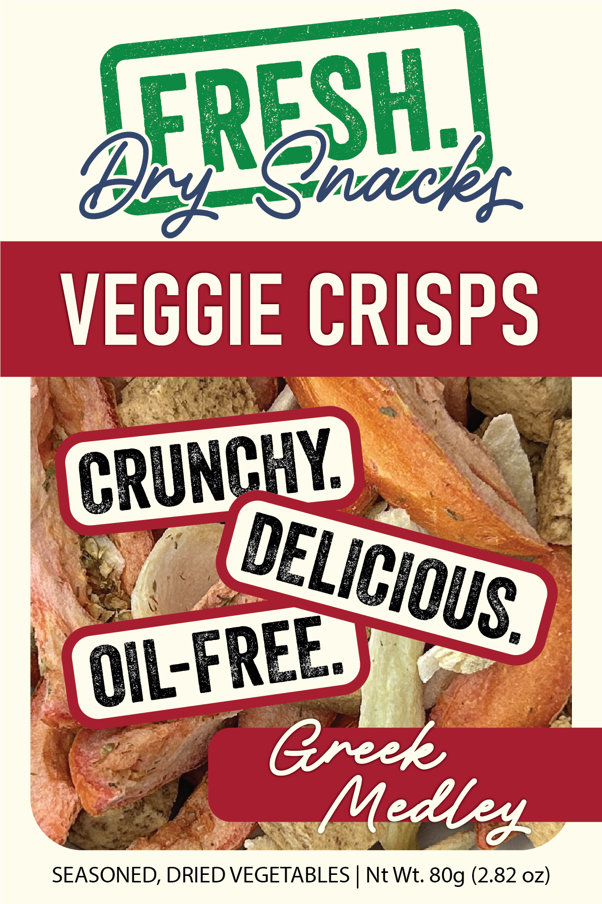 Veggie Crisps - Greek Medley