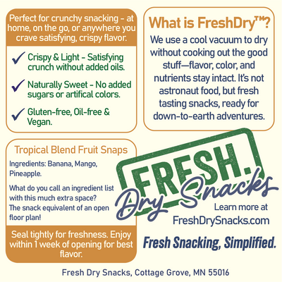 Fruit Snaps - Tropical Fruit Medley